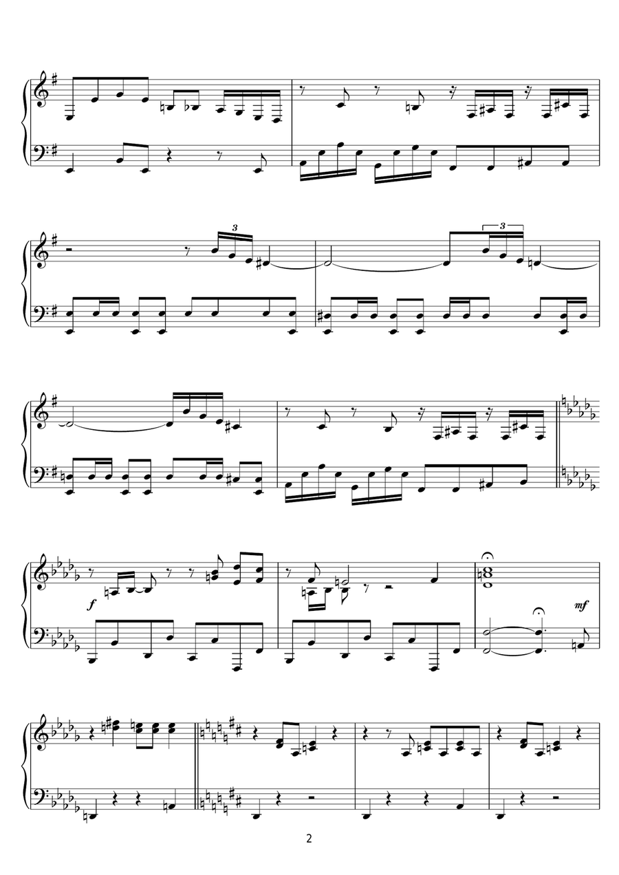 Robots (Robot City) Piano Solo scores gallery preview page 2