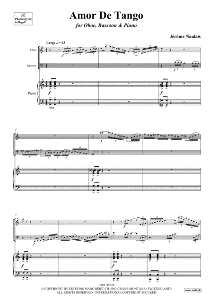 Amor De Tango Bassoon scores gallery preview page 5