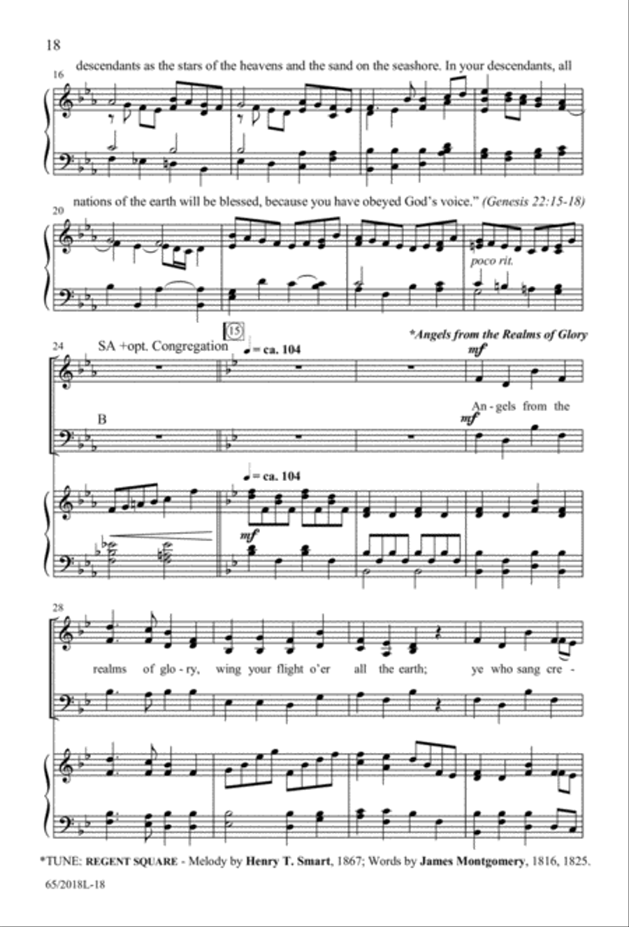 A Ceremony of Lessons and Carols 3-Part scores gallery preview page 19