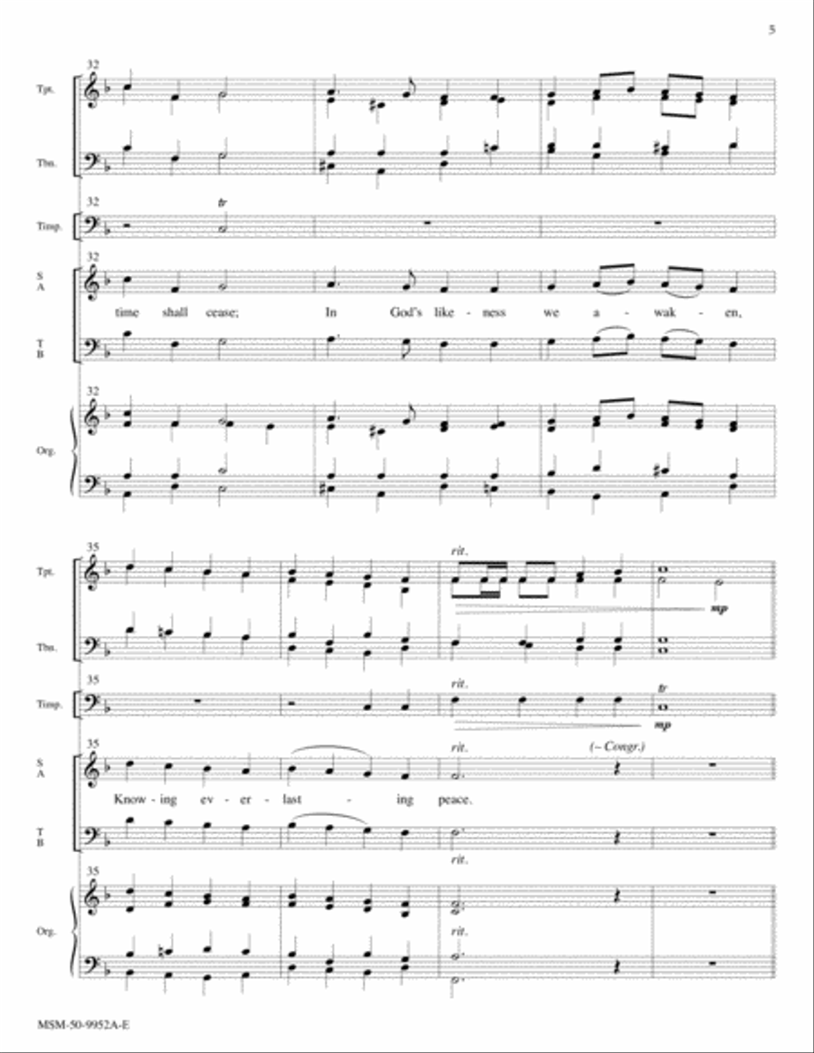 Sing with All the Saints In Glory Choir scores gallery preview page 5