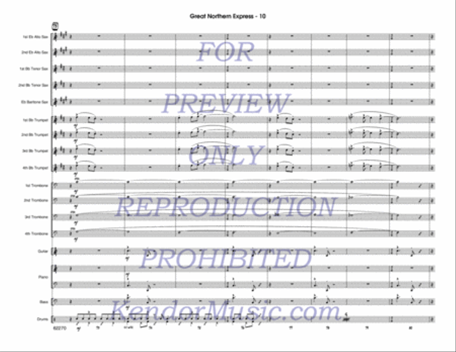 Great Northern Express Jazz Ensemble scores gallery preview page 11