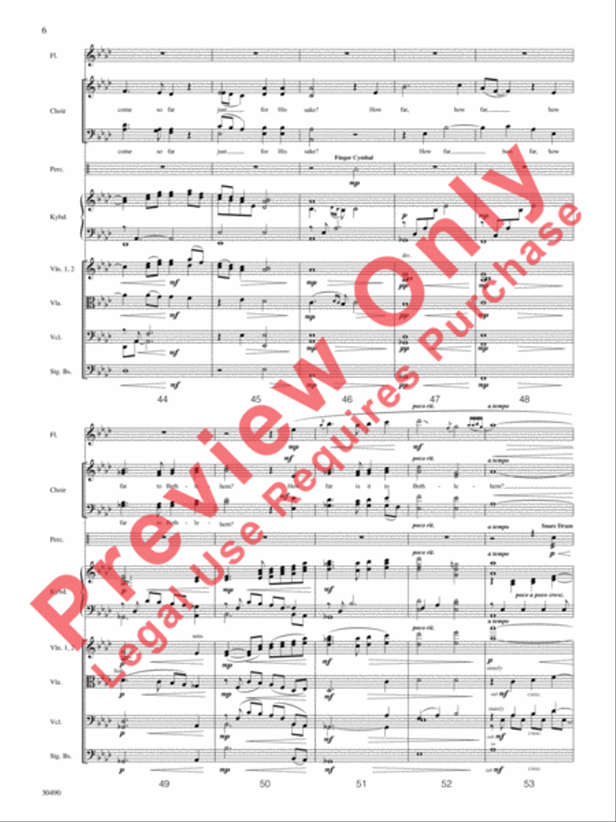 How Far Is It to Bethlehem? Choir scores gallery preview page 7