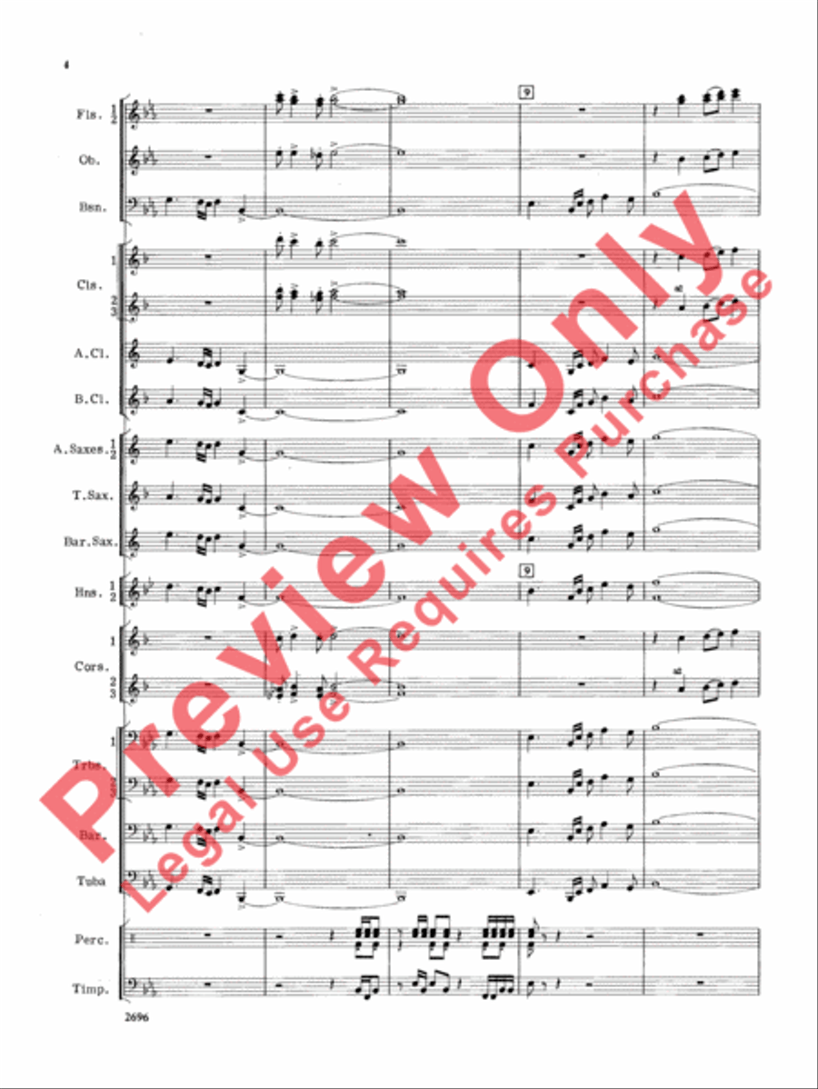 Hudson River Suite Hudson River Suite Concert Band scores gallery preview page 5