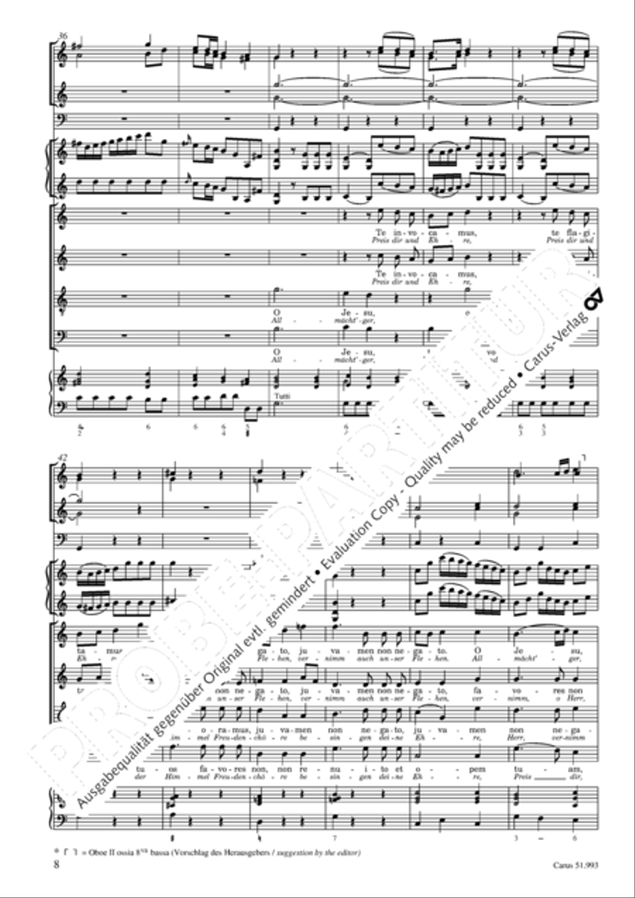 O Jesu, te invocamus 4-Part scores gallery preview page 9