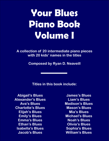 Your Blues Piano Book: Volume I image number null