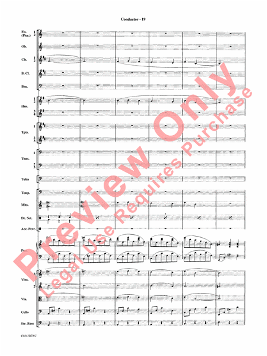 A Tribute to Henry Mancini Full Orchestra scores gallery preview page 22