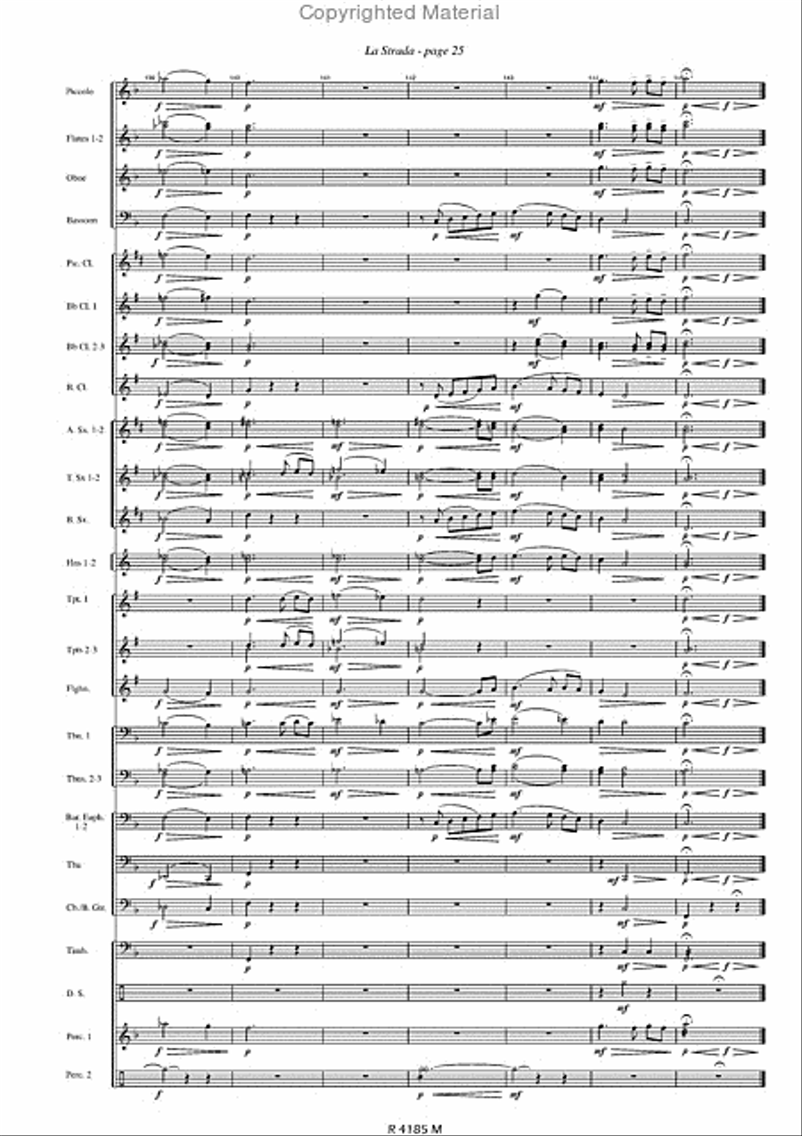 Strada Concert Band scores gallery preview page 5