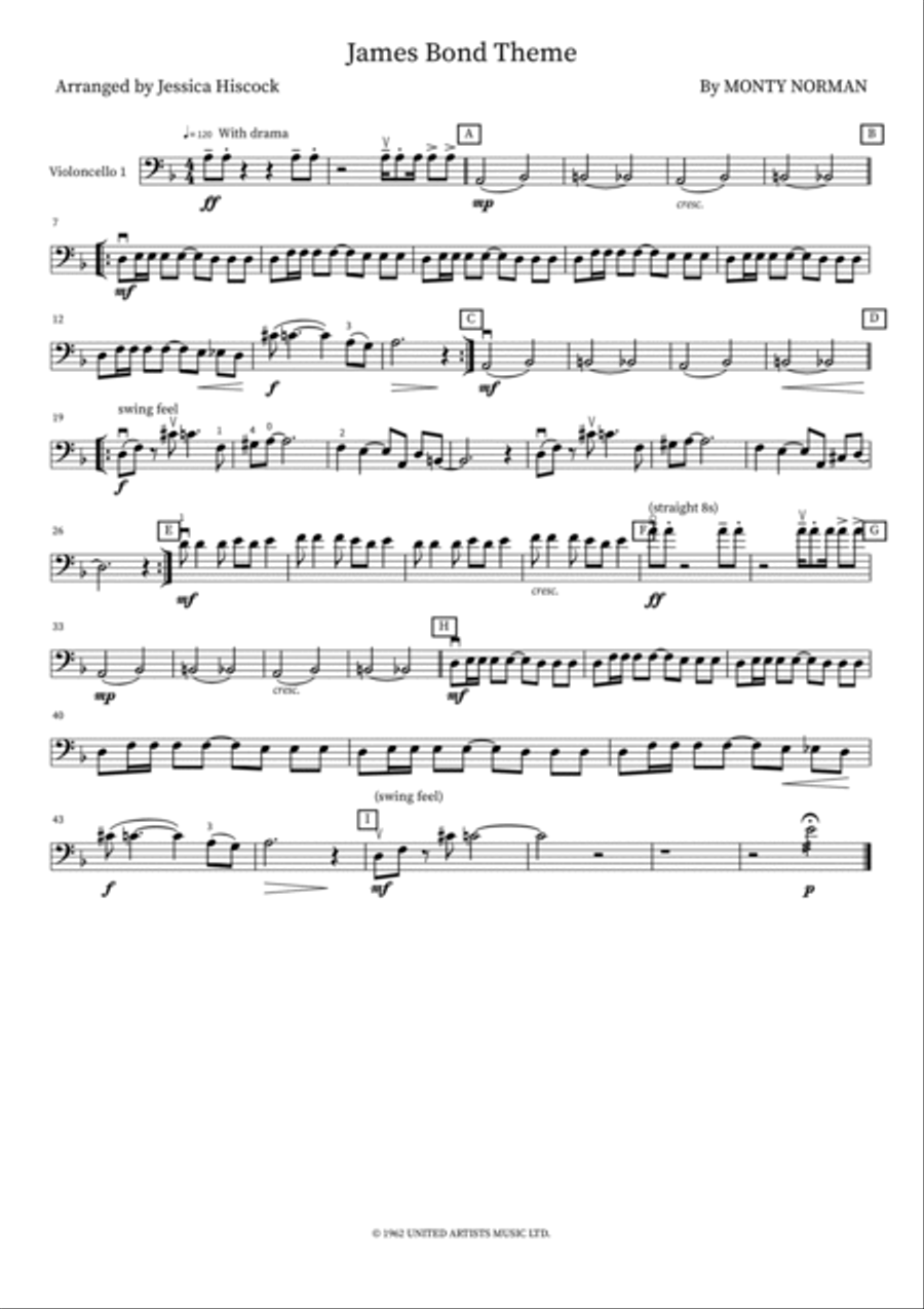 James Bond Theme School and Community scores gallery preview page 4
