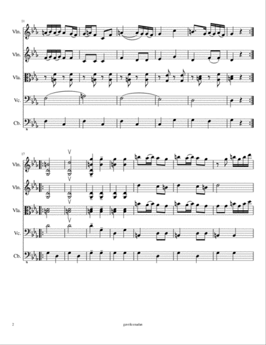 Freylechs from Bucovina Freylechs from Bucovina String Quartet scores gallery preview page 3