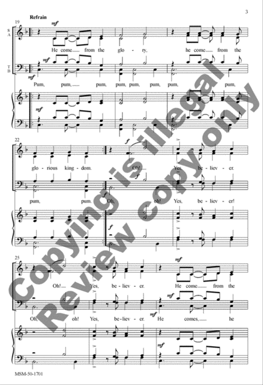 The Virgin Mary Had a Baby Boy 4-Part scores gallery preview page 12