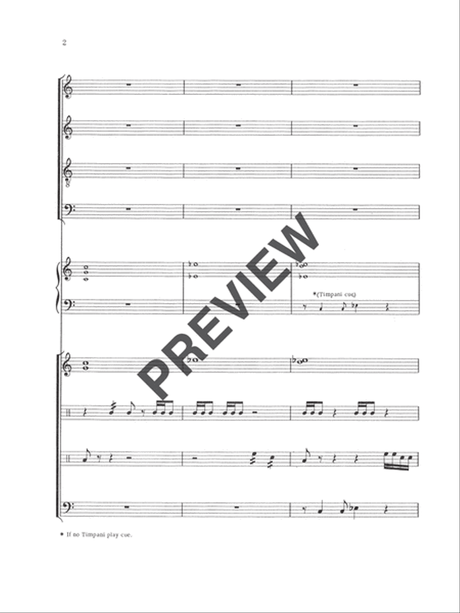 Beat! Beat! Drums! (Full Score) Choir scores gallery preview page 3