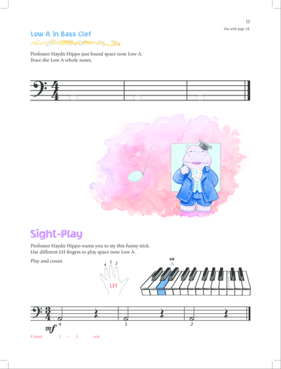 Music for Little Mozarts Notespeller & Sight-Play Book, Book 4 Piano Method scores gallery preview page 14