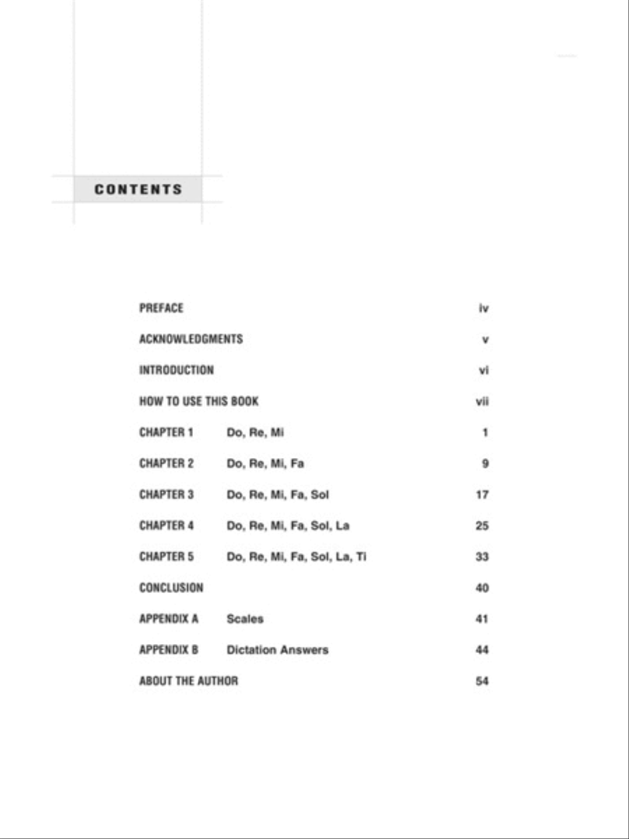 Beginning Ear Training Collection / Songbook scores gallery preview page 2