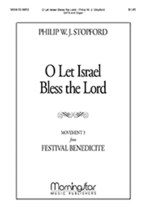 Book cover for O Let Israel Bless the Lord (Mvt 3 from Festival Benedicite)
