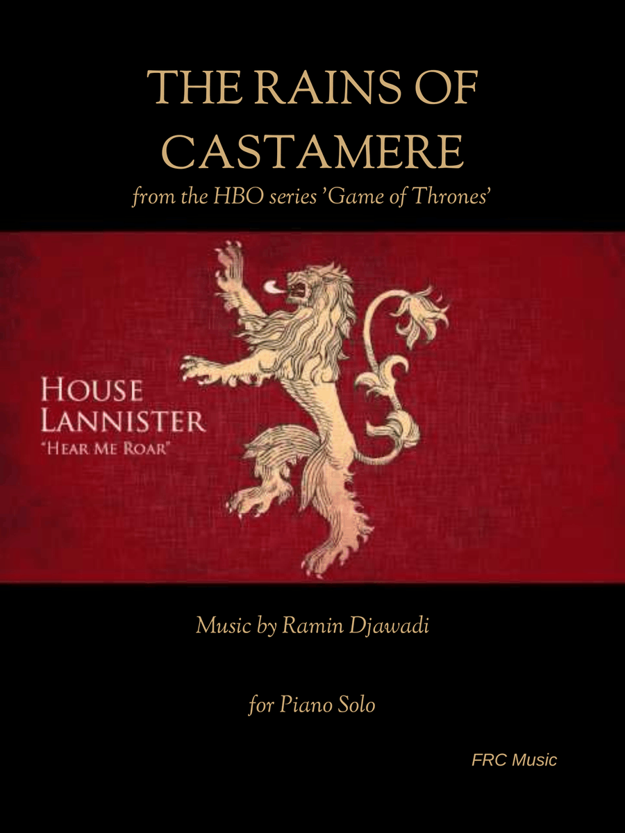 The Rains Of Castamere Cello Solo scores gallery preview page 1