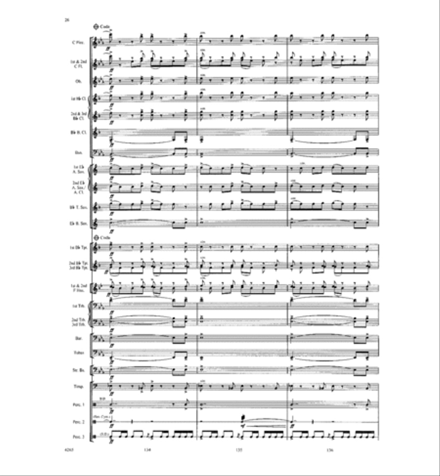 River of Life River of Life Concert Band scores gallery preview page 25