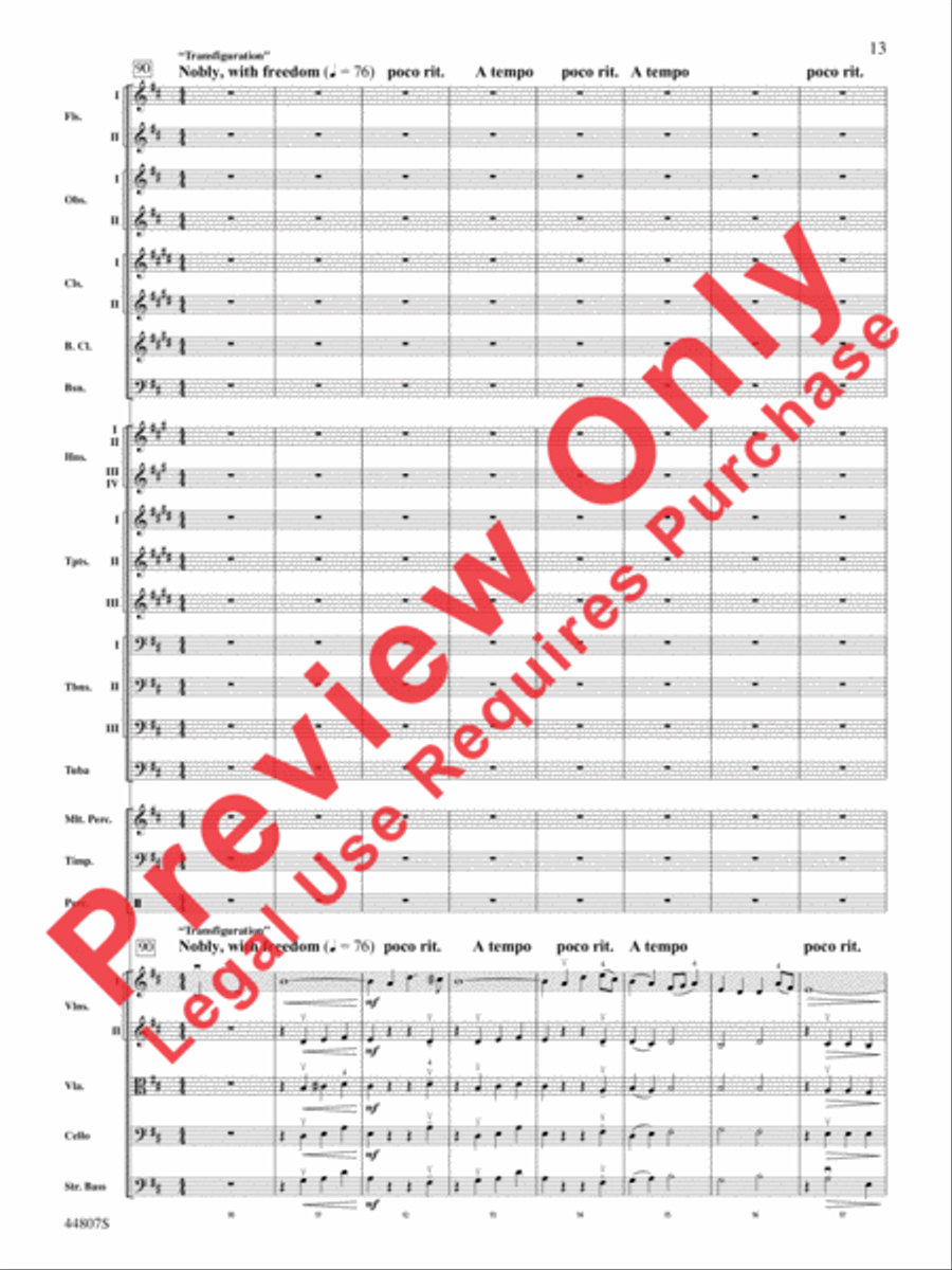 Pan: Highlights from the Warner Bros. Pictures Motion Picture Soundtrack Full Orchestra scores gallery preview page 14