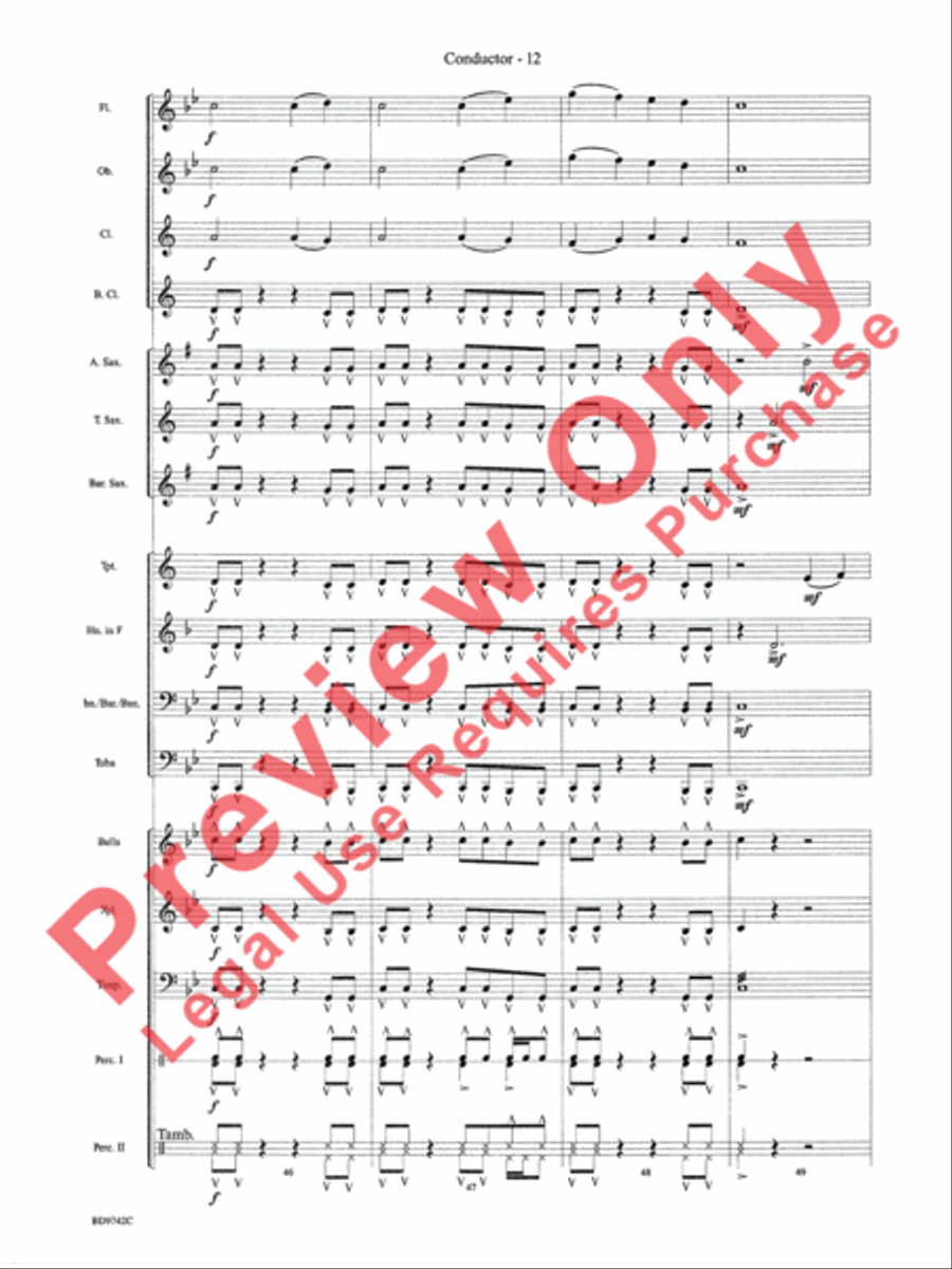 Mystic Legacy Mystic Legacy Concert Band scores gallery preview page 15