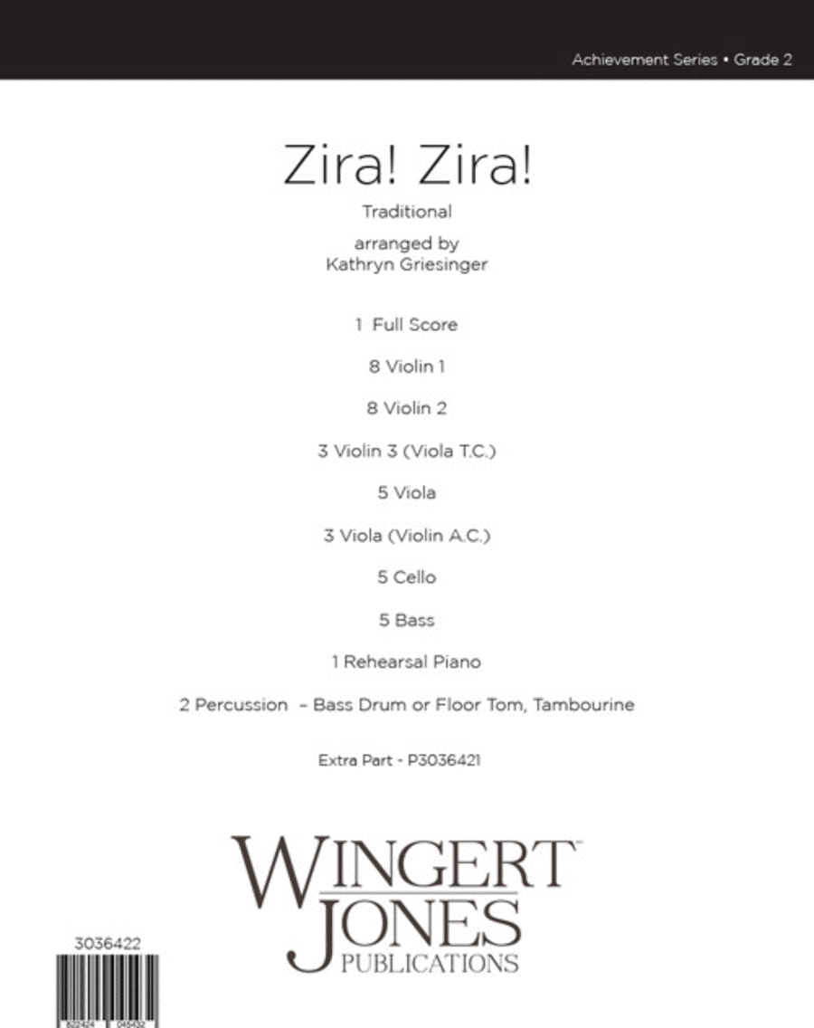 Book cover for Zira! Zira!
