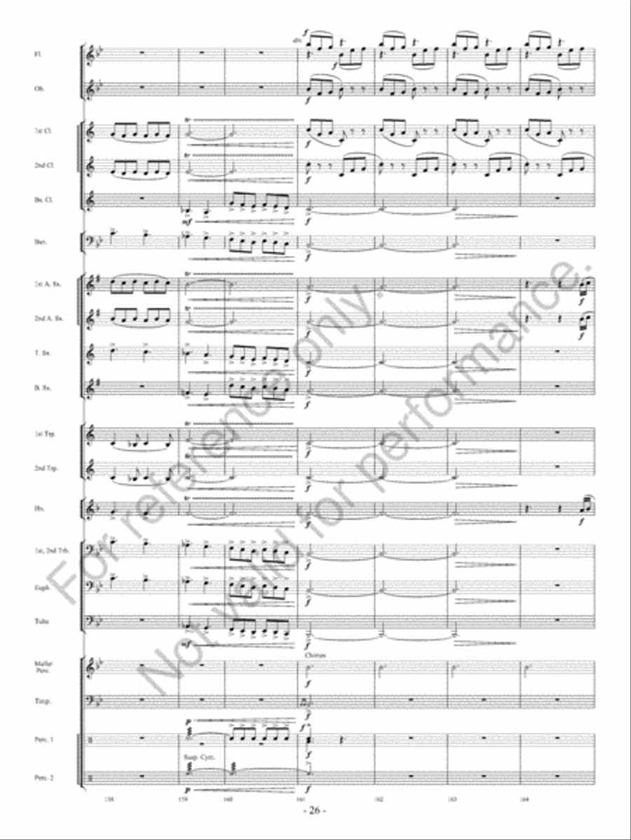 Beyond Bold Horizons Concert Band scores gallery preview page 27