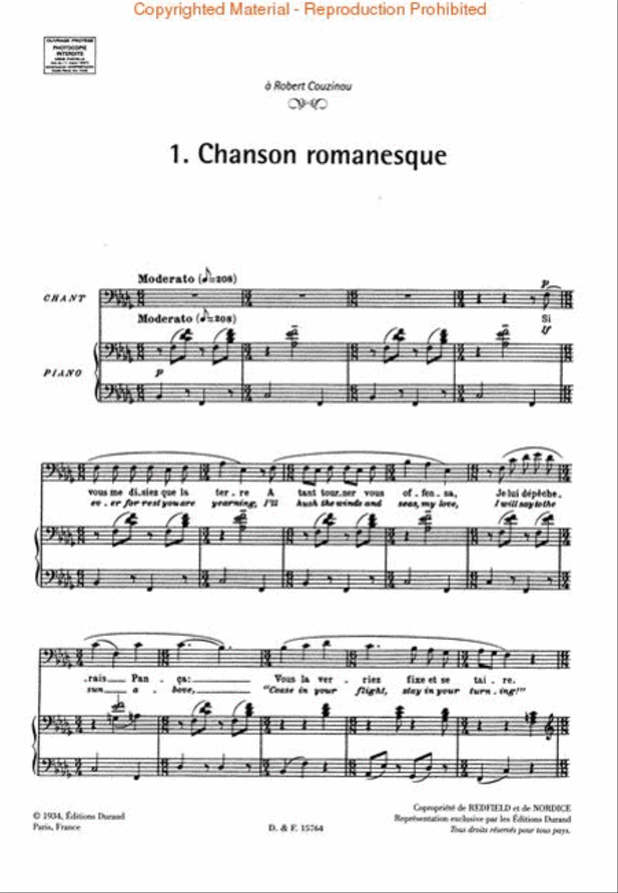 Don Quichotte á Dulcinée Don Quichotte á Dulcinée Voice Solo scores gallery preview page 2