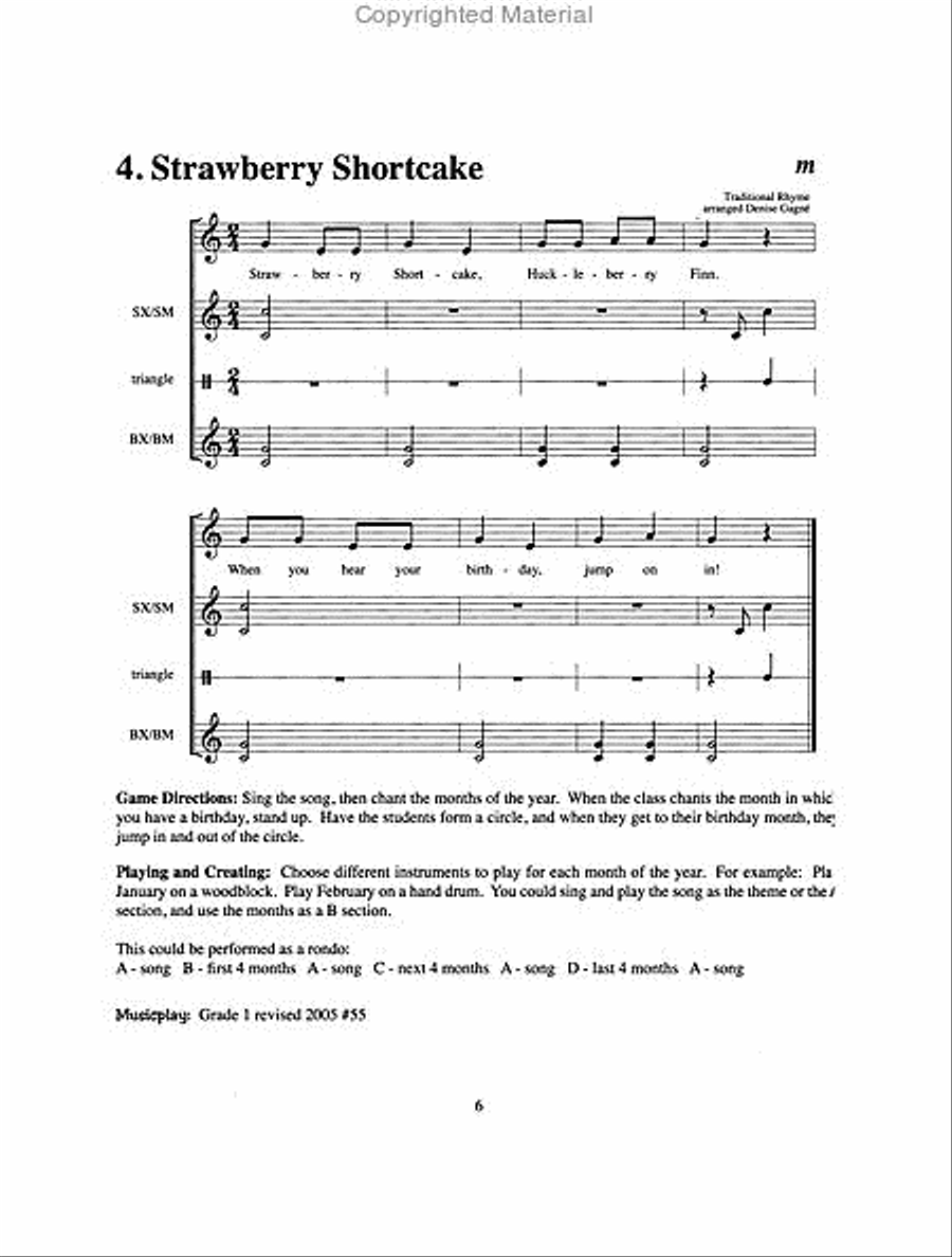 Orff Source, Volume 2 Orff Instrument scores gallery preview page 3