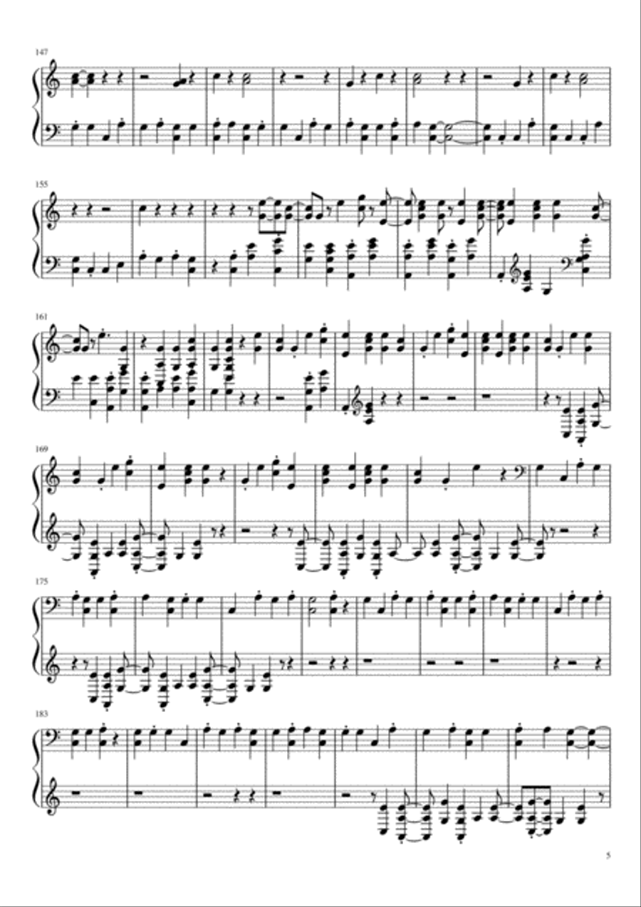 Everdid© Everdid© Piano Solo scores gallery preview page 5