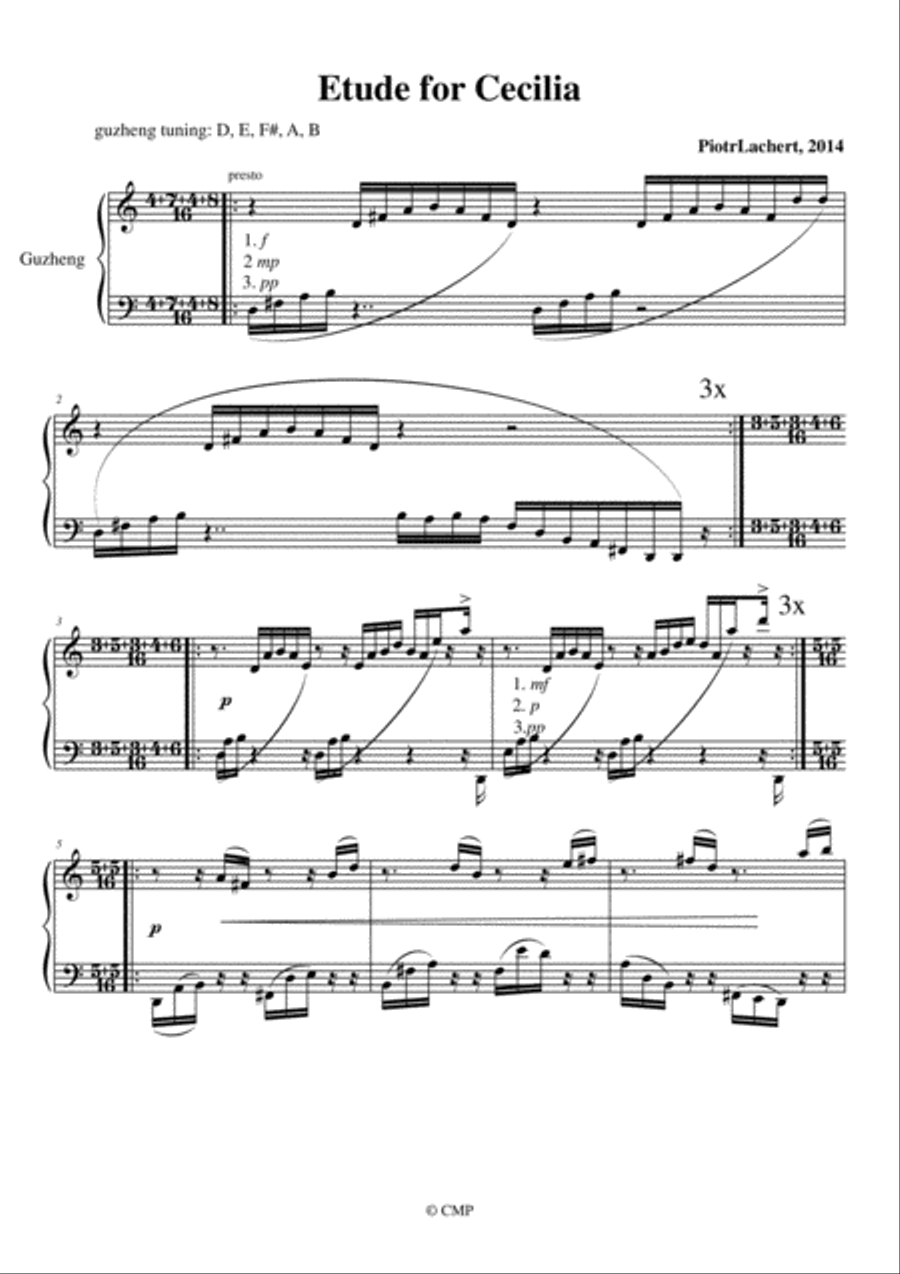 Study for Guzheng