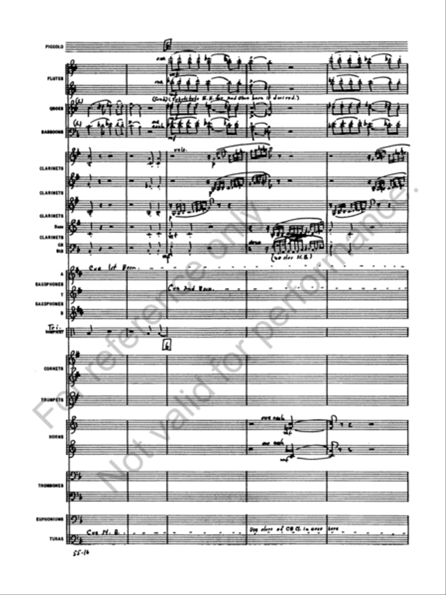 Symphony No. 4 Concert Band scores gallery preview page 18