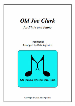 Book cover for Old Joe Clark - for Flute and Piano