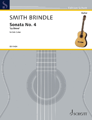 Book cover for Guitar Sonata No. 4 "La Breve"
