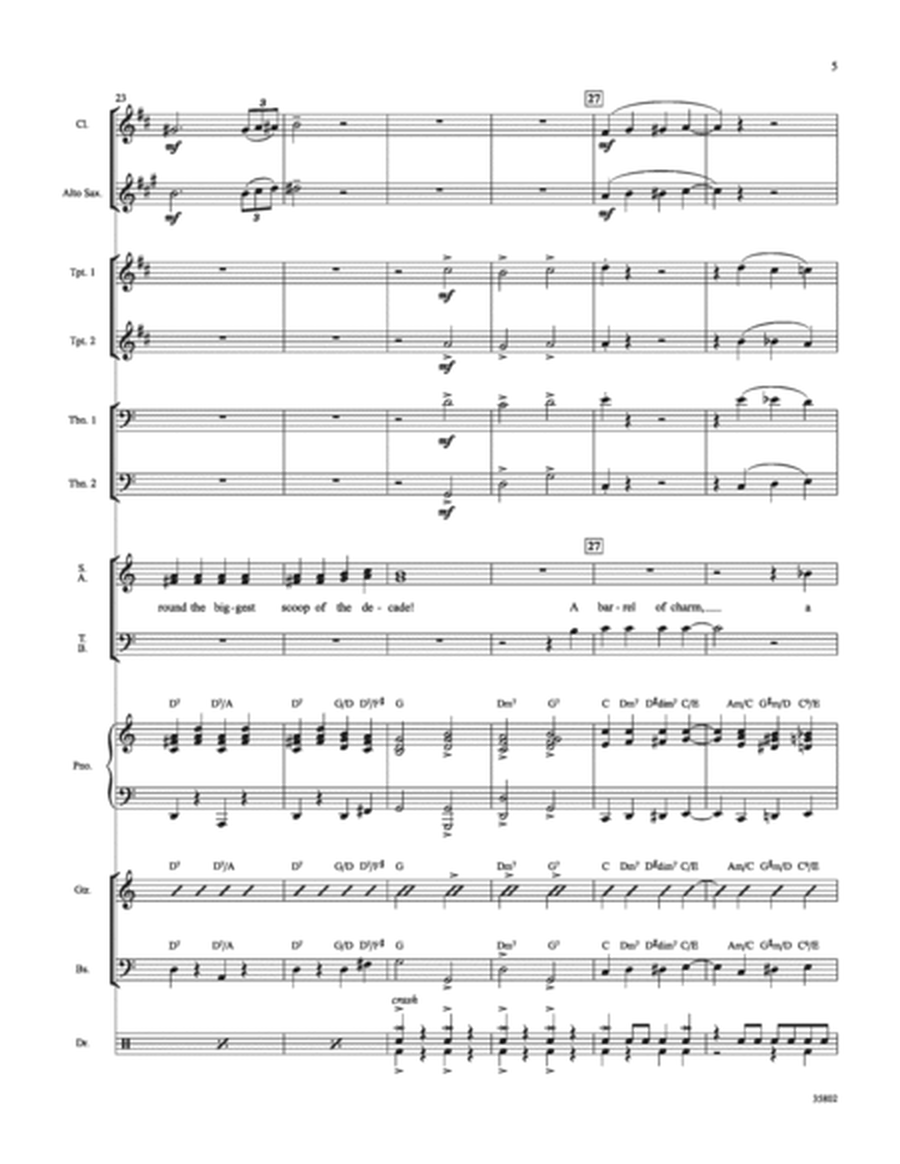 Let Me Entertain You (from Gypsy): Score