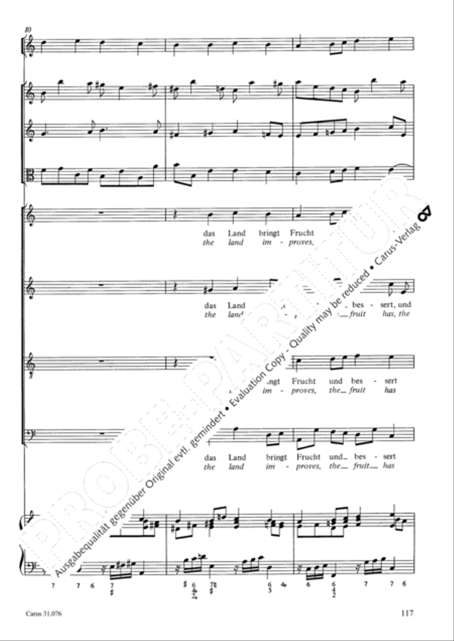 The heavens are telling the Father's glory (Die Himmel erzahlen die Ehre Gottes) 4-Part scores gallery preview page 118