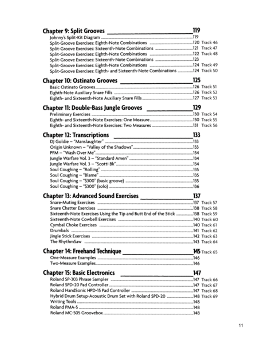 Jungle/Drum 'n' Bass for the Acoustic Drum Set Drum Set scores gallery preview page 4