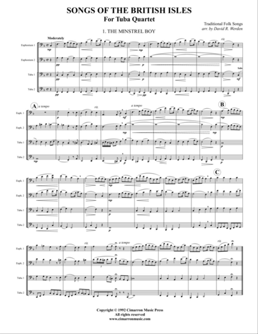 Songs of the British Isles EETT scores gallery preview page 2