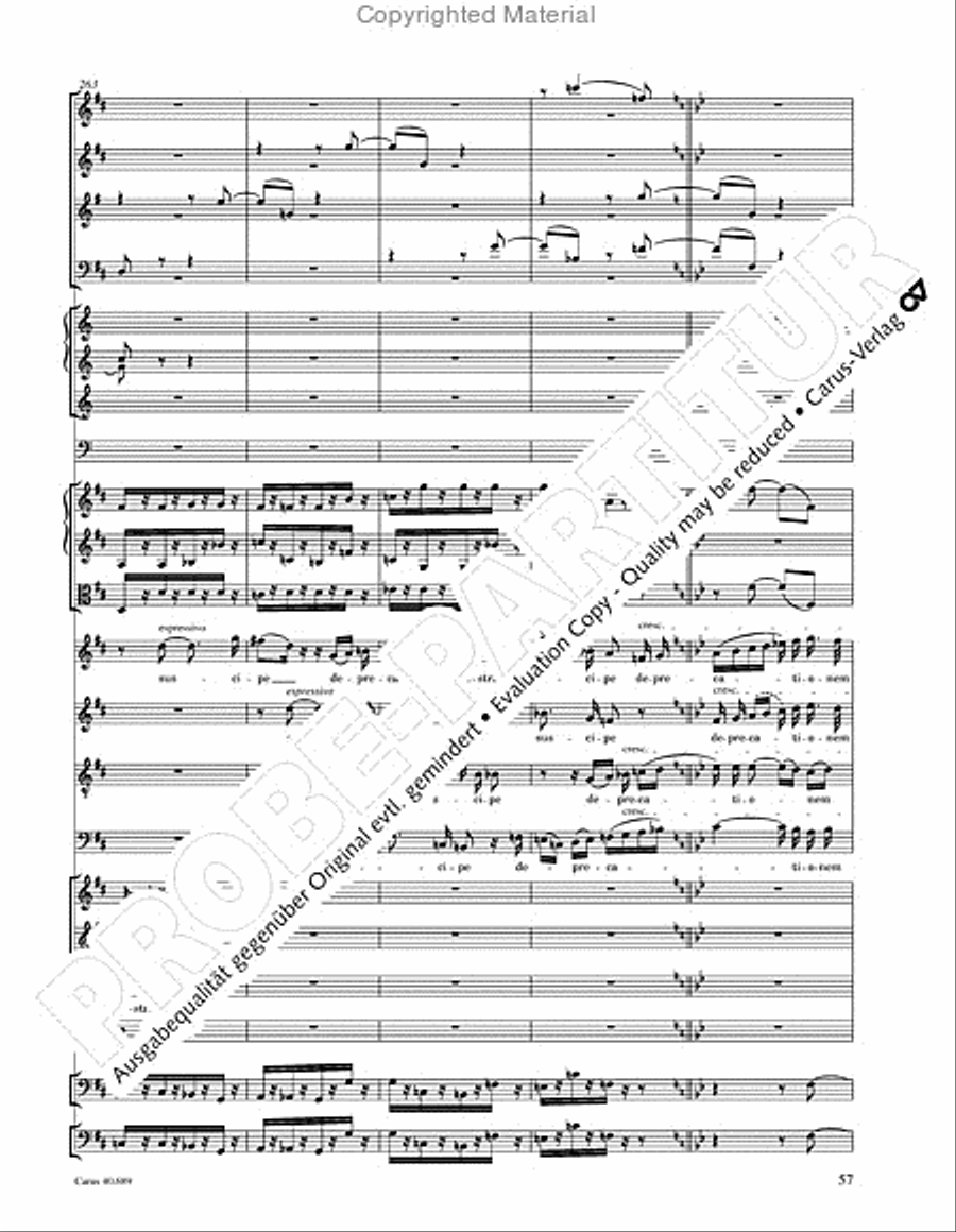 Missa solemnis Missa solemnis 4-Part scores gallery preview page 73