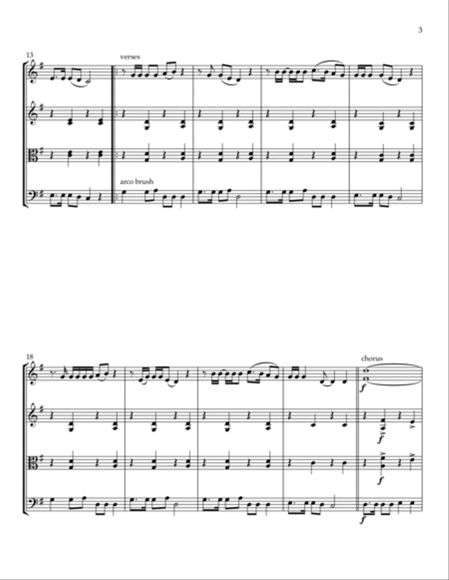 Everywhere Everywhere String Trio scores gallery preview page 4
