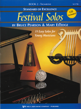 Book cover for Standard of Excellence: Festival Solos Book 2 - Trombone