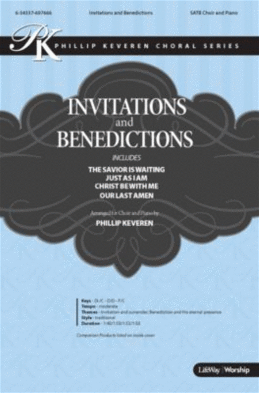 Invitations and Benedictions - Anthem 4-Part scores gallery preview page 1