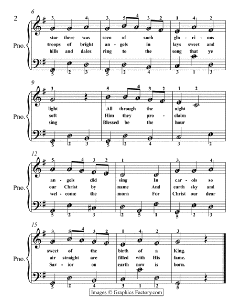 Petite Christmas for Easiest Piano Booklet F1 Easy Piano scores gallery preview page 4