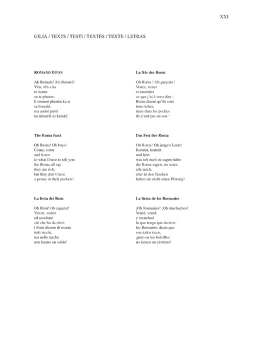 Romanó Drom (Romany Caravan) for Accordion, Voice and Orchestra Orchestra scores gallery preview page 19