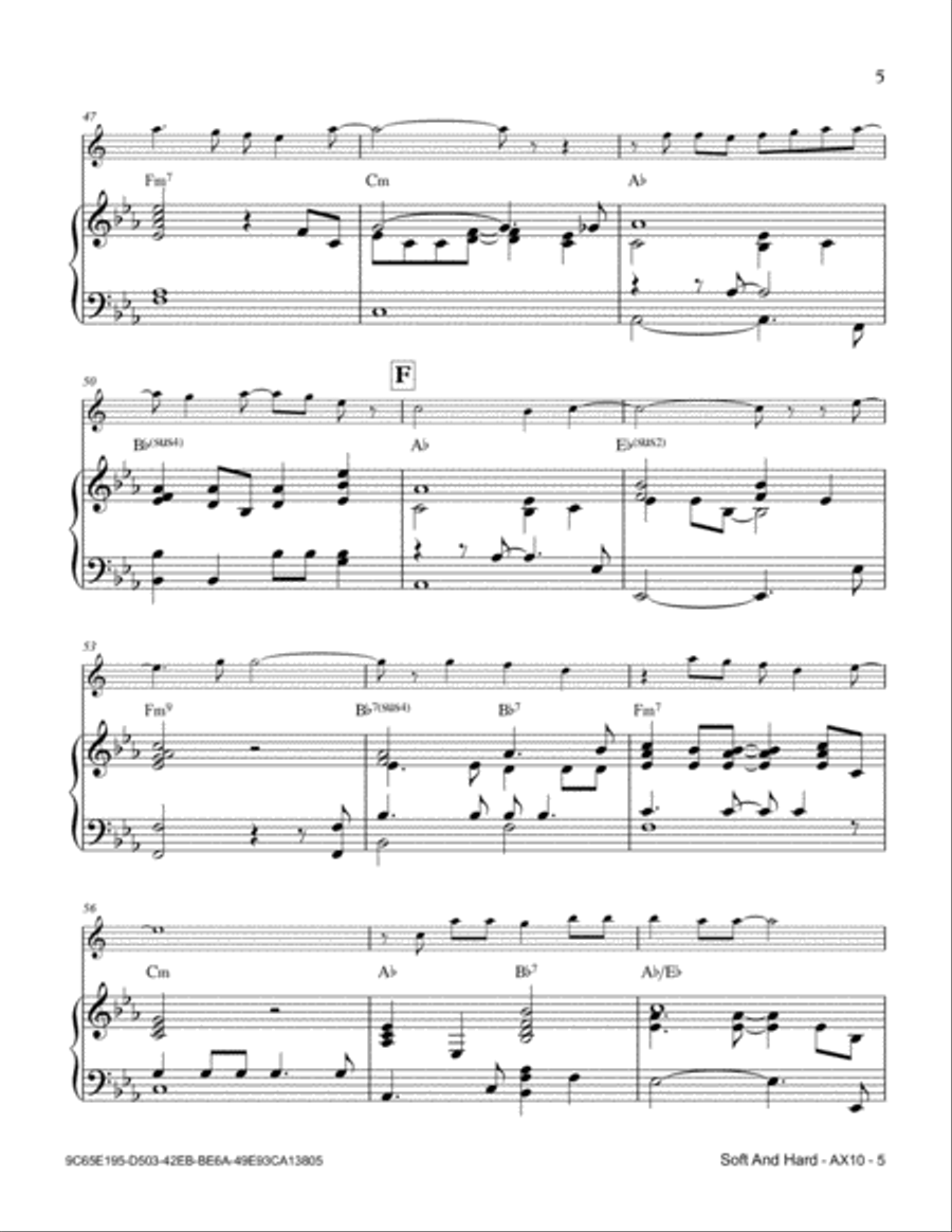 Soft And Hard Alto Saxophone scores gallery preview page 5
