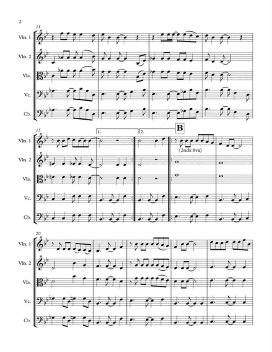 Make You Feel My Love Cello scores gallery preview page 2