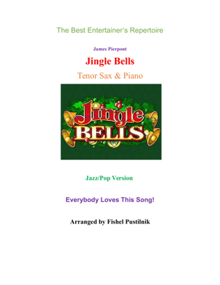 Book cover for Piano Background for "Jingle Bells"-Tenor Sax and Piano