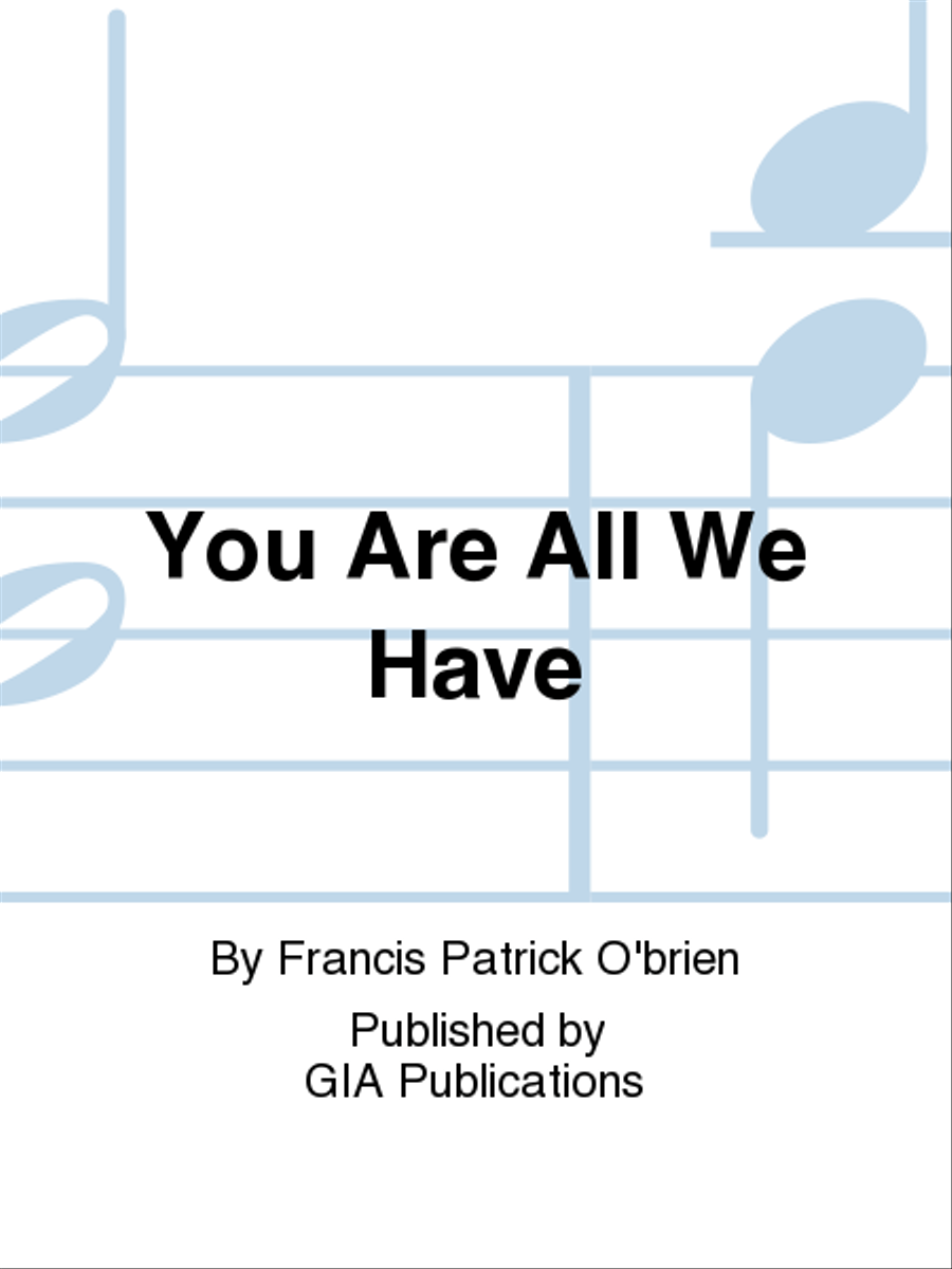 You Are All We Have - Guitar edition Guitar scores gallery preview page 1