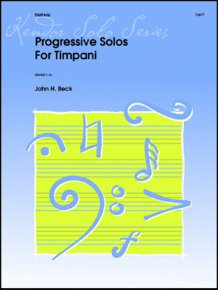 Book cover for Progressive Solos For Timpani