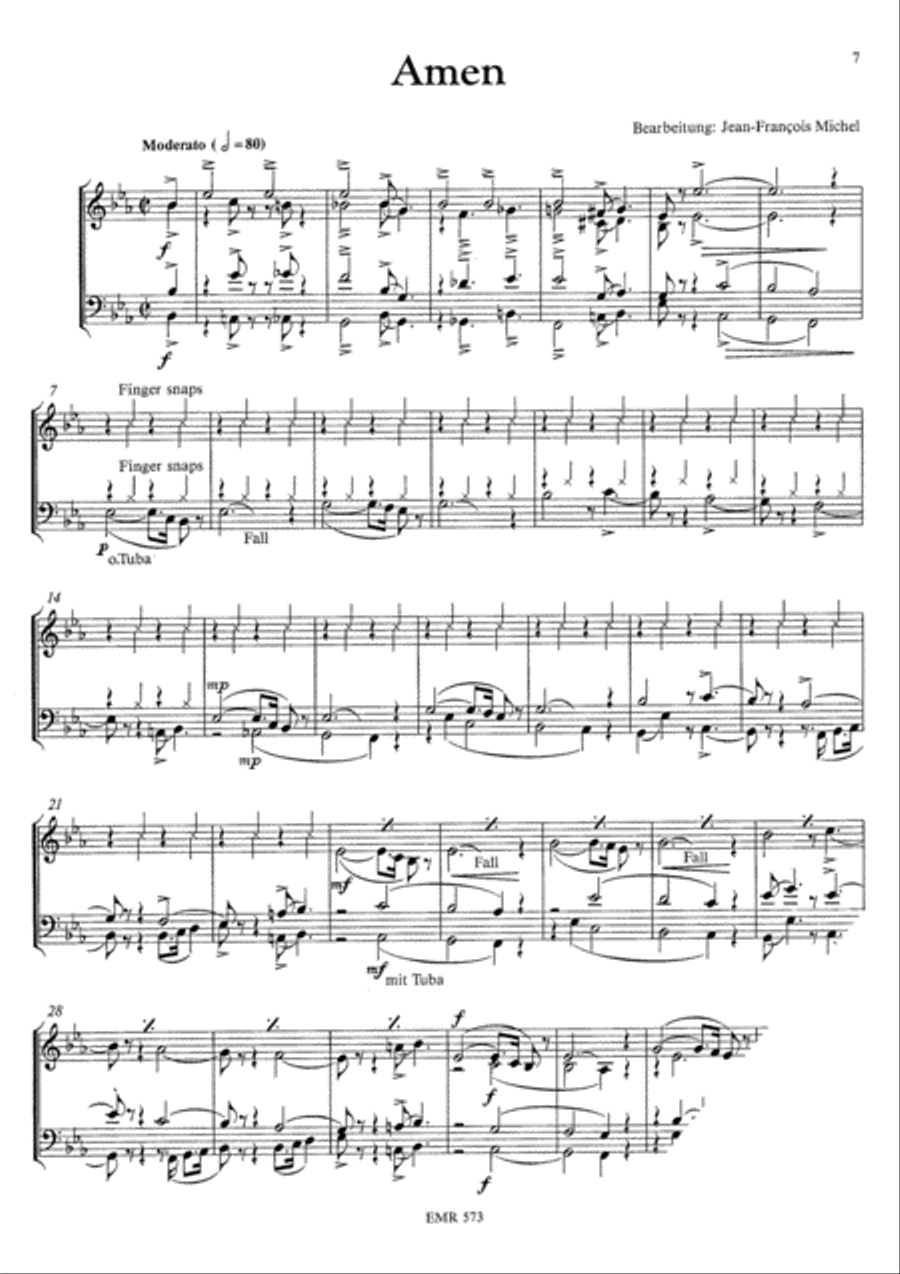 4 Spirituals 4 Spirituals Brass Quintet scores gallery preview page 6