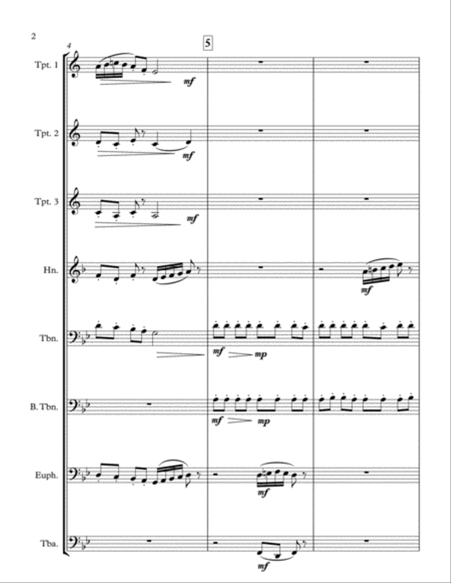 Elements for Brass Octet School and Community scores gallery preview page 2