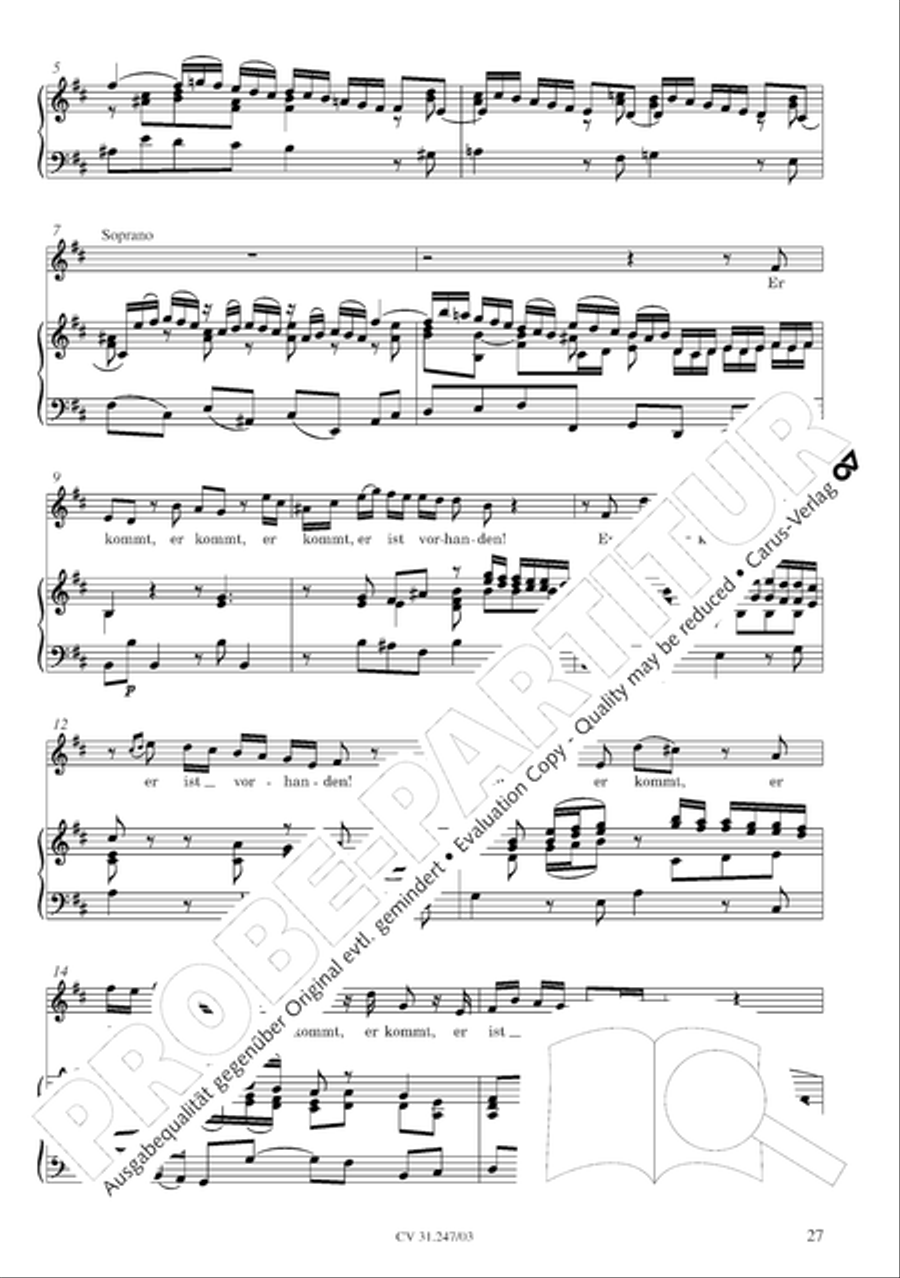 St. Mark Passion (Markus-Passion) 4-Part scores gallery preview page 28