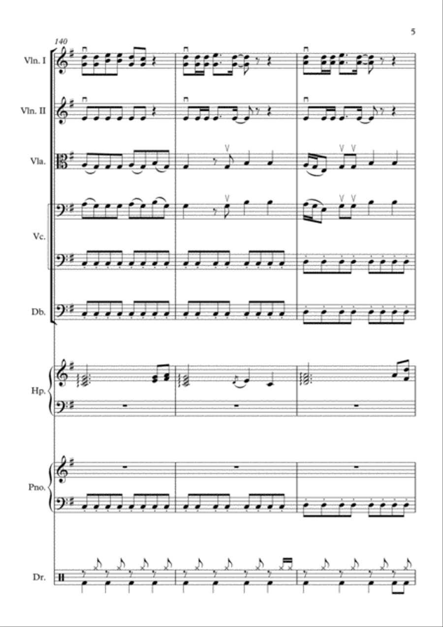 Rolling In The Deep Small Ensemble scores gallery preview page 5
